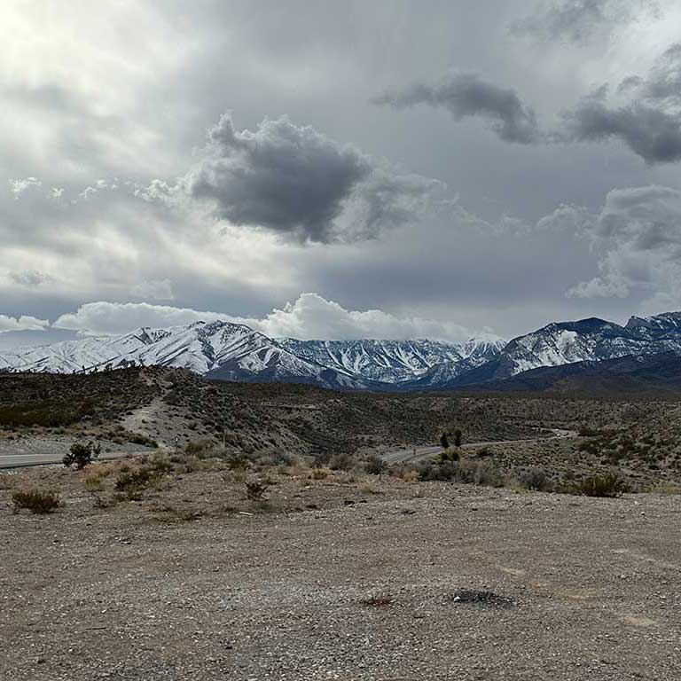 winter snow storm warning mt charleston spring mountains las vegas nevada
