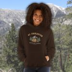 Mt Charleston Mountain Camping hoodie, tent pine trees design, Spring Mountains Las Vegas sweatshirt, Nevada hiking camping apparel, cozy outdoor pullover