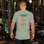 mt charleston hiking trails t shirt sage green, trail sign graphic with north loop south loop bristlecone trail cathedral rock fletcher canyon, spring mountains nevada hiking shirt, las vegas mountain tee